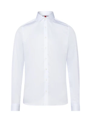 Finshley & Harding koszula biznesowa Mężczyźni Slim Fit Bawełna biały
