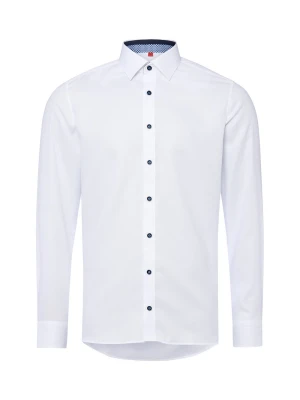 Finshley & Harding koszula biznesowa Mężczyźni Slim Fit Bawełna biały