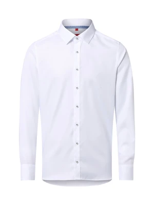 Finshley & Harding koszula biznesowa Mężczyźni Slim Fit Bawełna biały