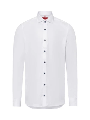 Finshley & Harding koszula biznesowa Mężczyźni Slim Fit Bawełna biały