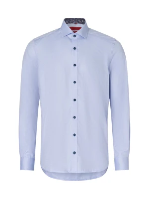 Finshley & Harding koszula biznesowa Mężczyźni Slim Fit Bawełna niebieski