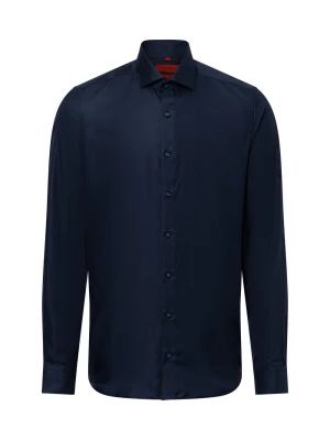 Finshley & Harding koszula biznesowa Mężczyźni Slim Fit Bawełna niebieski