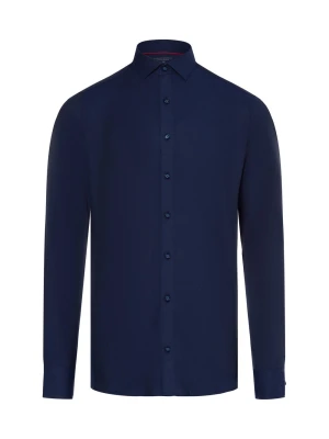 Finshley & Harding koszula biznesowa Mężczyźni Slim Fit Bawełna niebieski