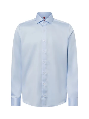 Finshley & Harding koszula biznesowa - non-iron Mężczyźni Slim Fit Bawełna niebieski
