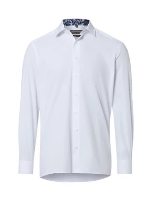 Finshley & Harding Koszula męska Mężczyźni Modern Fit Bawełna (100%) biały jednolity,