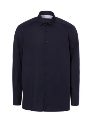 Finshley & Harding Koszula męska Mężczyźni Modern Fit Bawełna (100%) niebieski jednolity,