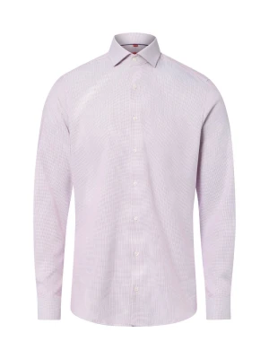 Finshley & Harding Koszula Mężczyźni Slim Fit Bawełna czerwony