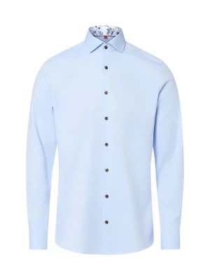 Finshley & Harding Koszula Mężczyźni Slim Fit Bawełna niebieski