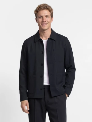 Finshley & Harding London Bluza męska - Owen Mężczyźni Comfort Fit niebieski,