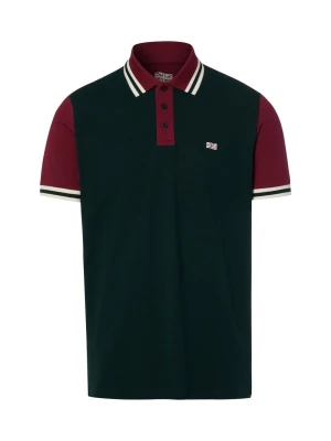 Finshley & Harding London koszulka polo Mężczyźni Bawełna zielony | czerwony