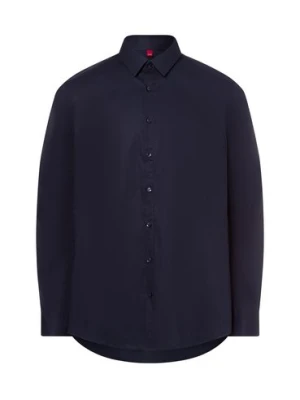 Finshley & Harding London Męska koszula biznesowa Mężczyźni Slim Fit Bawełna niebieski jednolity,