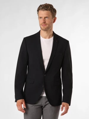 Finshley & Harding London Męska kurtka modułowa - Brixdon-Athletic Mężczyźni Comfort Fit Sztuczne włókno niebieski jednolity,