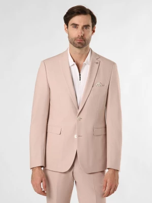 Finshley & Harding London Męska kurtka modułowa - Brixdon Mężczyźni Slim Fit Sztuczne włókno różowy marmurkowy,