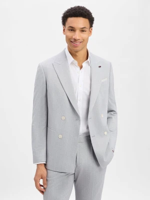 Finshley & Harding London Męska kurtka modułowa - Flexdon Mężczyźni Comfort Fit szary marmurkowy,