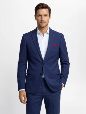 Finshley & Harding London kurtka modułowa Mężczyźni Slim Fit niebieski