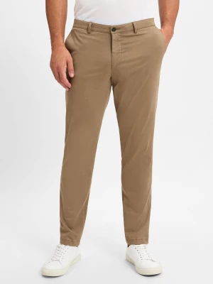 Finshley & Harding London Spodnie - Kyle Mężczyźni Bawełna brązowy jednolity,