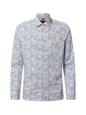 Finshley & Harding Męska koszula biznesowa - Easy Care Mężczyźni Slim Fit Bawełna biały|wielokolorowy|niebieski|brązowy,