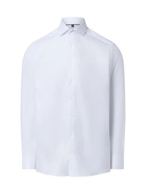 Finshley & Harding Męska koszula non-iron Mężczyźni Modern Fit Bawełna biały jednolity,