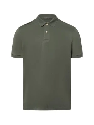 Finshley & Harding Męska koszulka polo Mężczyźni Bawełna zielony jednolity,