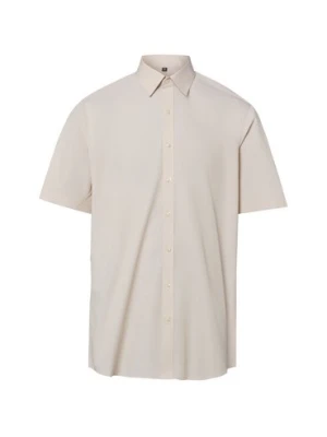 Finshley & Harding Męska koszulka z krótkim rękawem Mężczyźni Modern Fit Bawełna (100%) beżowy,