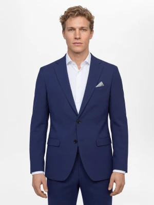 Finshley & Harding Męska kurtka modułowa Mężczyźni Modern Fit niebieski,