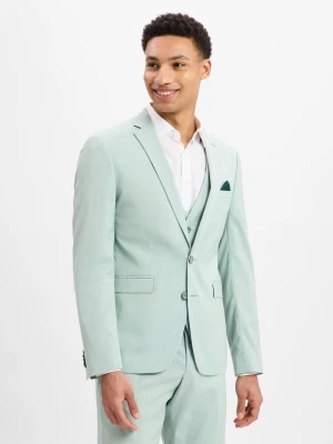 Finshley & Harding Męska kurtka modułowa - Oakland Mężczyźni Slim Fit zielony marmurkowy,