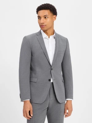 Finshley & Harding Męska kurtka modułowa - Steven Mężczyźni Modern Fit szary marmurkowy,