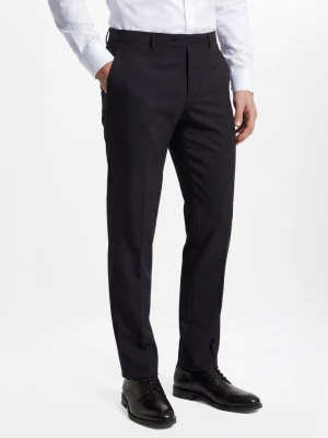 Finshley & Harding Męskie spodnie garniturowe Mężczyźni Modern Fit szary,