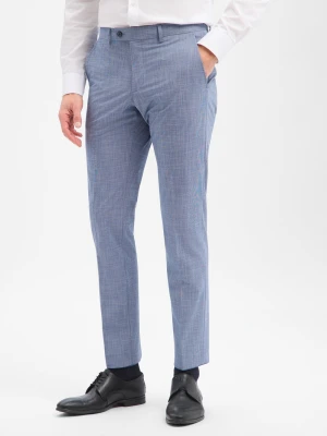 Finshley & Harding Męskie spodnie garniturowe Mężczyźni Sztuczne włókno zielony,