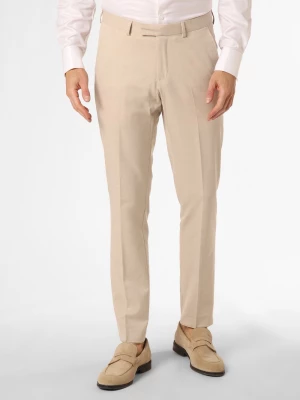Finshley & Harding Męskie spodnie od garnituru modułowego Mężczyźni Slim Fit beżowy marmurkowy,