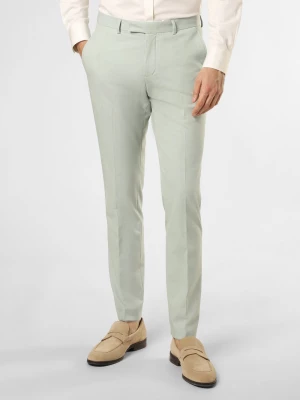 Finshley & Harding Męskie spodnie od garnituru modułowego Mężczyźni Slim Fit biały marmurkowy,