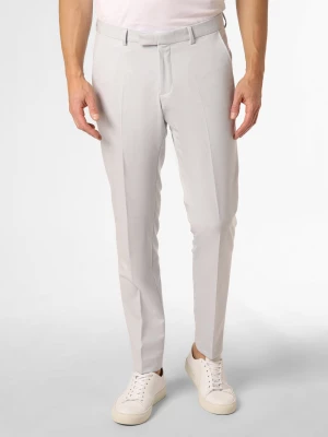 Finshley & Harding Męskie spodnie od garnituru modułowego Mężczyźni Slim Fit biały marmurkowy,