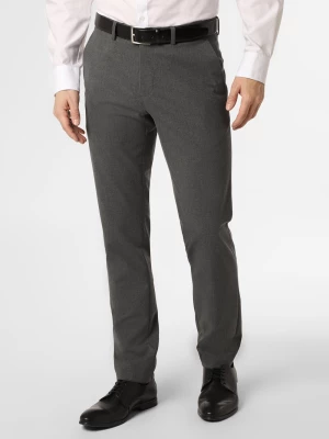 Finshley & Harding Męskie spodnie od garnituru modułowego Mężczyźni Slim Fit szary marmurkowy,