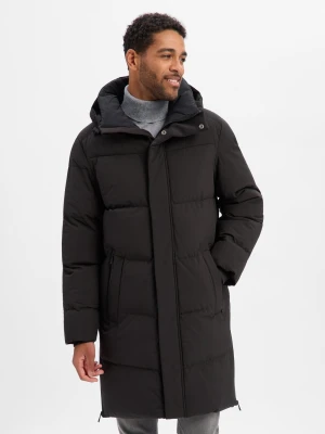 Finshley & Harding Pikowany płaszcz - Franklin Mężczyźni czarny jednolity,