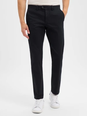 Finshley & Harding spodnie chino Mężczyźni Bawełna czarny