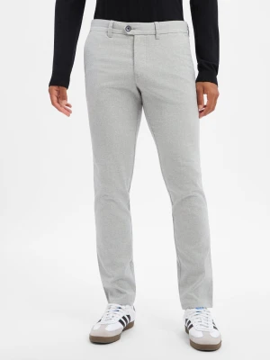 Finshley & Harding spodnie chino Mężczyźni szary