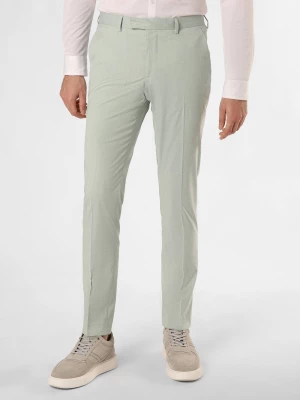 Finshley & Harding Spodnie - Kalifornia Mężczyźni Slim Fit zielony marmurkowy,