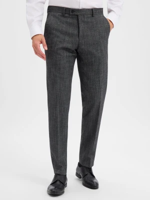 Finshley & Harding spodnie z modułowej kolekcji Mężczyźni Modern Fit szary
