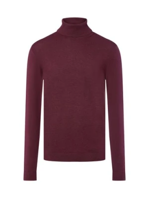 Finshley & Harding Sweter męski Mężczyźni Bawełna czerwony marmurkowy,