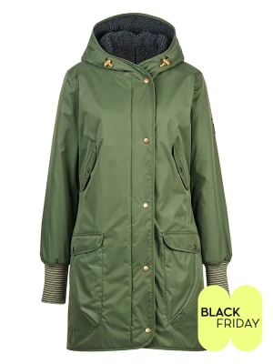 finside Dwustronna parka zimowa "Suomukka" w kolorze zielonym rozmiar: 42