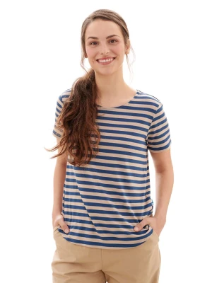 finside Koszulka "Mekkoli" w kolorze niebiesko-beżowym rozmiar: 40