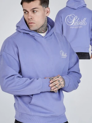 Zdjęcie produktu Fioletowa bluza męska z grafiką SikSilk