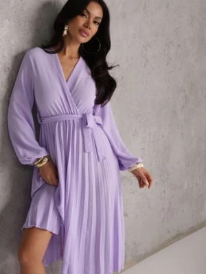 Fioletowa Sukienka Phloroe j studio