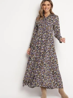 Fioletowa Sukienka Sereileh