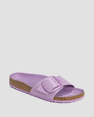 Fioletowe Klapki Damskie Birkenstock Madrid Bb Narrow