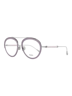 Fioletowe Okrągłe Okulary Optyczne Dla Kobiet Tod's