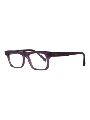 Fioletowe Okulary Optyczne Damskie Pełna Oprawka Emilio Pucci