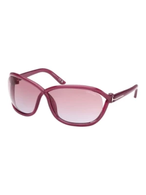 Fioletowe Okulary Przeciwsłoneczne dla Kobiet Tom Ford