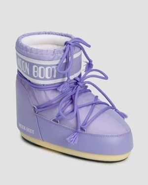 Fioletowe śniegowce damskie Moon Boot Icon Low Nylon