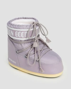 Fioletowe śniegowce Moon Boot Icon Low Nylon